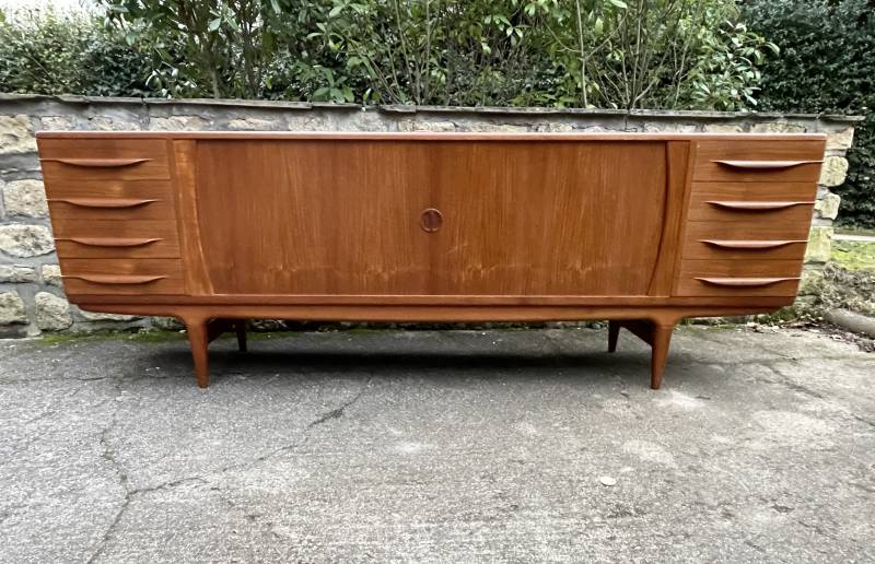 Meuble enfilade, buffet Scandinave en teck 